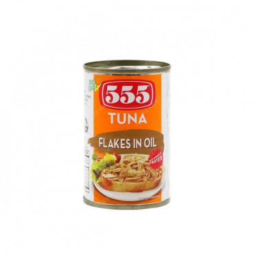 555 Tuna Flakes In Vegetable Oil 155gm