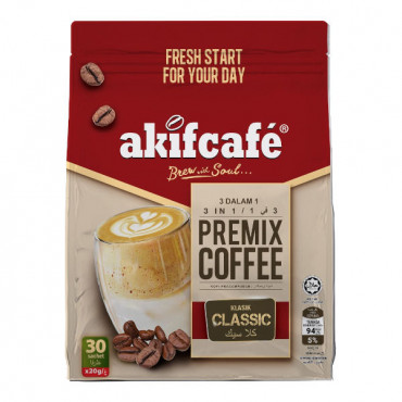 Akifcafe 3 in 1 Coffee Premix 30 x 20gm
