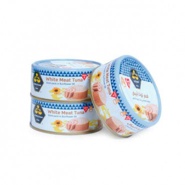 Al Wazzan White Meat Tuna Easy Open 3 x 160gm