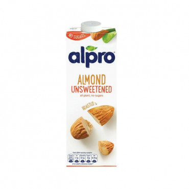 Alpro Drink Almond Unsweetened Roasted 1Ltr