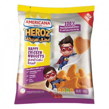 Americana Happy Chicken Nuggets 750gm