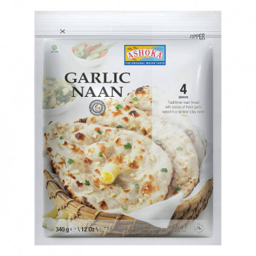 Ashoka Frozen Garlic Naan 340gm