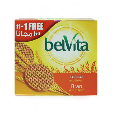 Belvita Bran Biscuits 62gm 11 + 1 Free