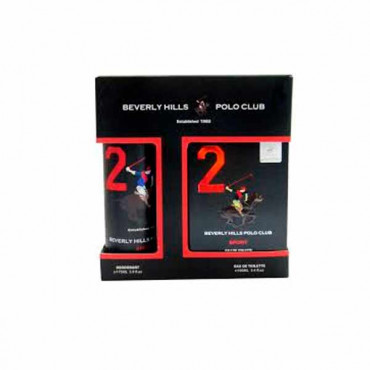 Beverly Hills Polo Club 2 Edt For Men 50ml + Deodorant Spray 175ml