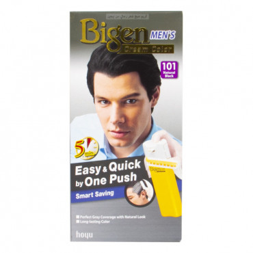 Bigen Men's Cream Color Natural Black