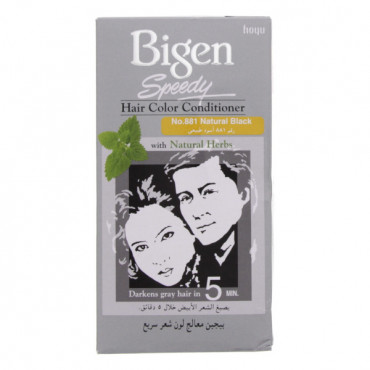 Bigen Speedy Hair Color Conditioner Natural Black