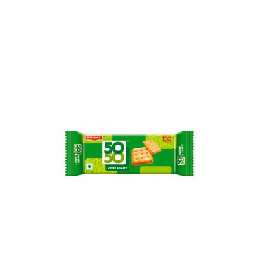 Britannia Fifty Fifty Biscuits 71gm 5+1 Free