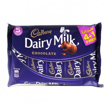 Cadbury Dairy Milk 37gm 4+1 Free