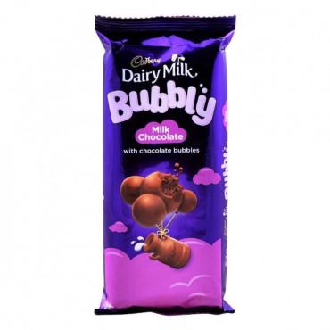Cadbury Dairy Milk Bubbly Milk Chocolate 85gm