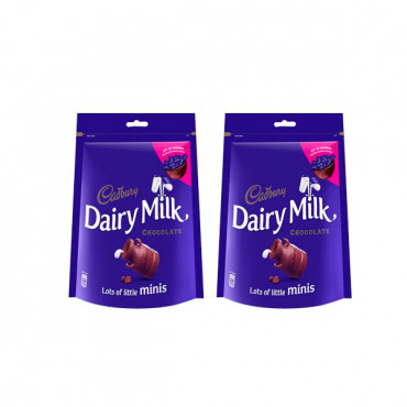 Cadbury Dairymilk Mini Chocolate 2 x 192gm