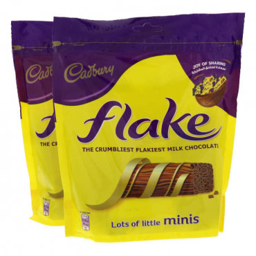 Cadbury Milk Chocolate Flake Minis 2 x 174gm