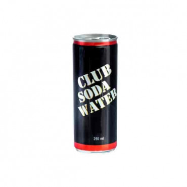 Club Soda Water Can 250ml