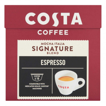 Costa Coffee Signature Blend Espresso 16 Capsules 112gm