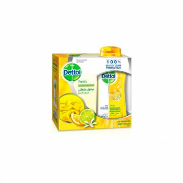 Dettol Anti-Bacterial Body Wash With Puff 250ml