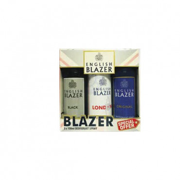 English Blazer Assorted Body Spray 150ml 2 + 1Pcs Free