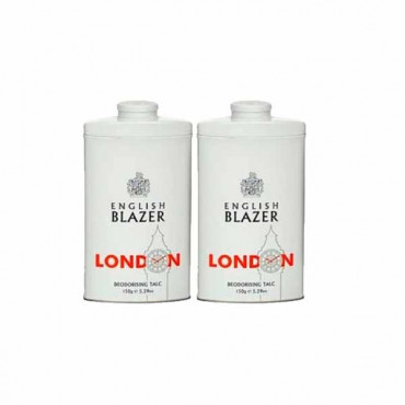English Blazer Deodorizing Talc 2 x 250ml
