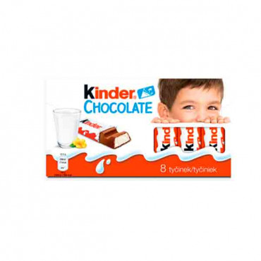 Ferrero Kinder Chocolate 8 Bars 100gm