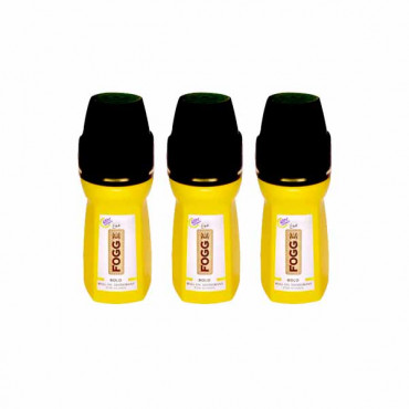 Fogg Deodorant Roll-On Bold For Women 50ml 2 + 1 Free