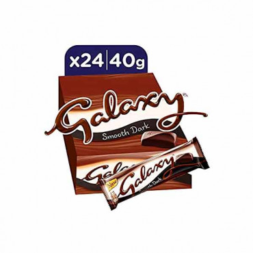 Galaxy Smooth Dark Chocolate 24 x 40gm