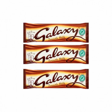 Galaxy Smooth Milk Chocolate 3 x 80gm