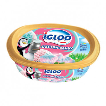 Igloo Ice Cream Cotton Candy 1Ltr