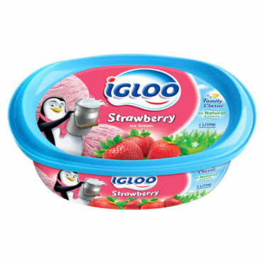 Igloo Ice Cream Strawberry 4Ltr