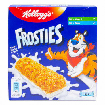 Kelloggs Frosties Cereal & Milk Bars 6 x 25gm