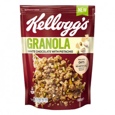 Kellogg's Granola White Chocolate with Pistachio 320gm