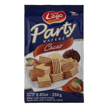 Lago Party Wafers Cacao 250gm