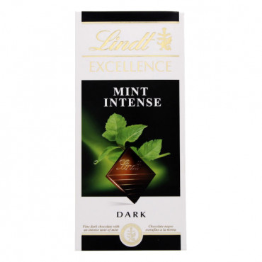 Lindt Excellence Mint Intense Dark Chocolate 100gm