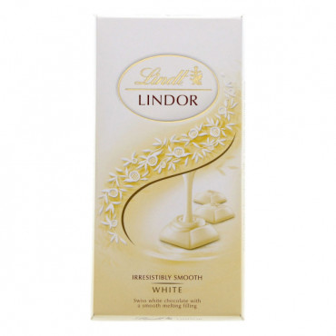 Lindt Lindor Swiss White Chocolate 100gm