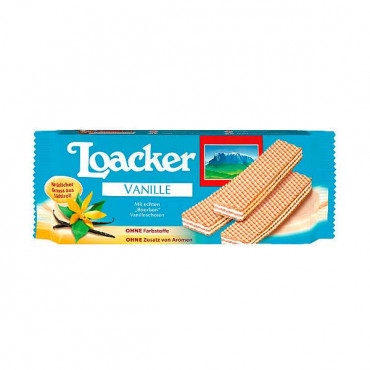 Loacker Cream Wafers Vanilla 175gm