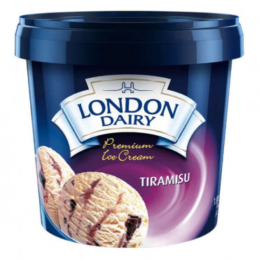 London Dairy Premium Ice Cream Tiramisu 1Ltr