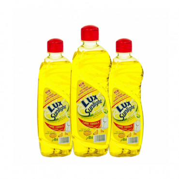Lux Sunlight Lemon Dish Wash 3S*400Ml@Sp