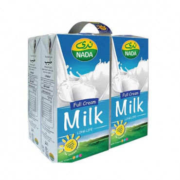 Nada Long Life Full Cream Milk 4 x 1Ltr