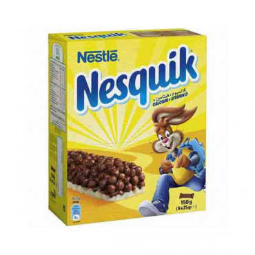 Nesquick Cereal Bars 6 x 25gm