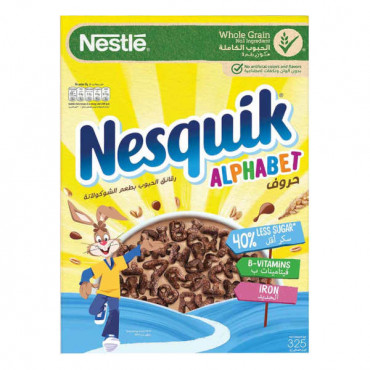 Nesquik Alphabet Chocolate Cereals 325gm