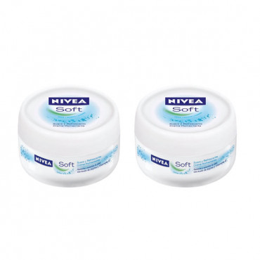 Nivea Soft Cream Jar 2X200ml @20%Off