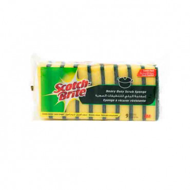 Scotch-Brite Heavy Duty Scrub Sponge 9s