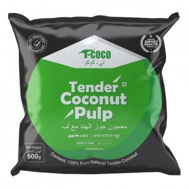 T-Coco Tender Coconut Pulp 500gm