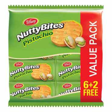 Tiffany Bites Biscuits Pistachio 90gm 8s