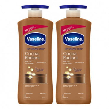 Vaseline Body Lotion Cocoa Radiant 2 x 400ml