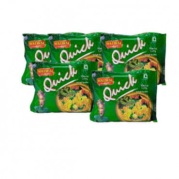 Wai Wai Quick Noodles Masala Curry 5 x 75gm